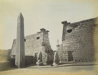 ルクソール神殿、1878年